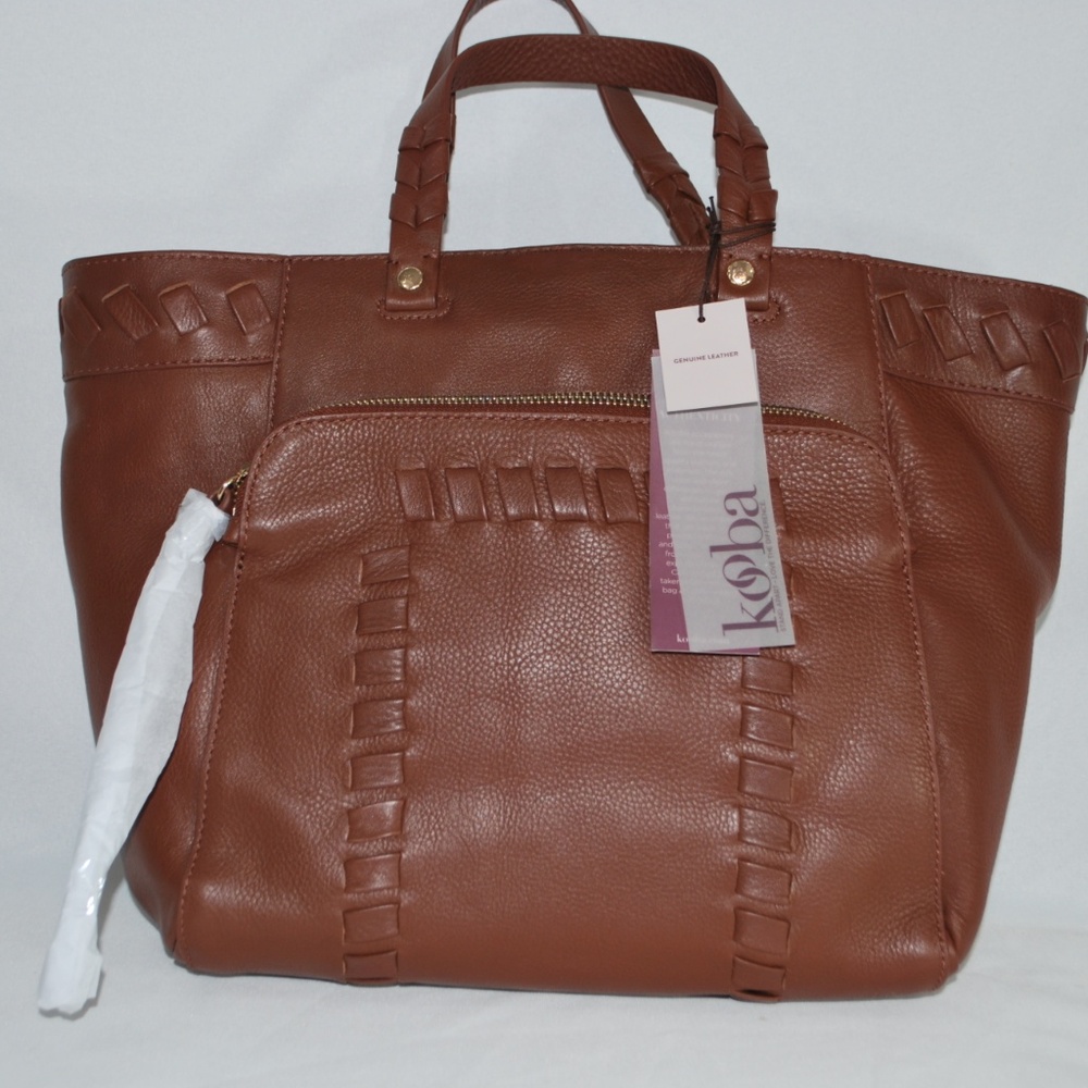 Kooba Monterey Whiskey Leather Tote/Shopper Bag